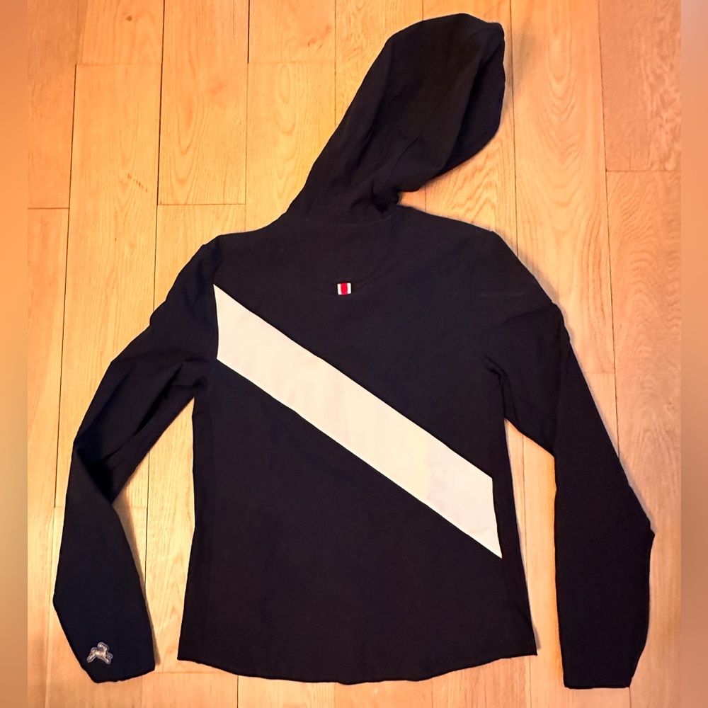 Tracksmith XS Women Navy Hooded NDO Jacket